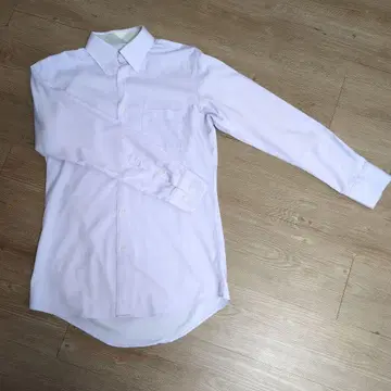 BLACK LABEL CRESTBRIDGE M 연보라 긴팔 셔츠