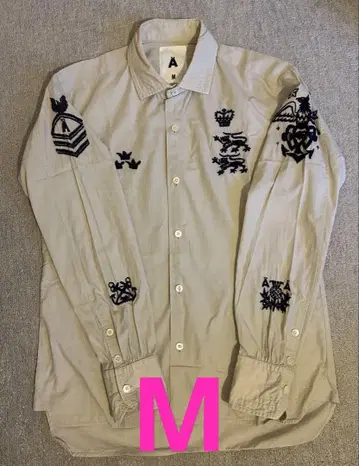 A 에이스 자수 셔츠 size M