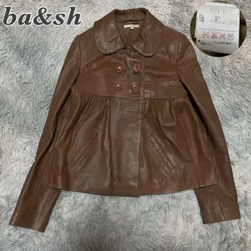 [ ba&sh 농구화 ] 부드러운 램 가죽 더블 가죽 자켓 JC18