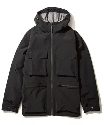 택 포함 새상품 KiU 4 POCKETS FIELD JACKET 블랙