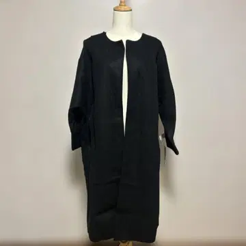 LeLe 블랙 롱 코트