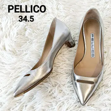PELLICO 펠리코 ANELLI 실버 스틸레토 펌프스
