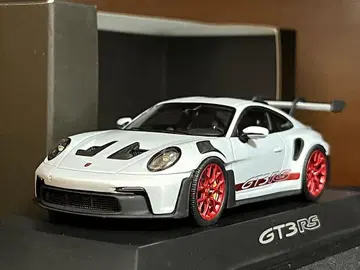 1/43 특주 스파크 포르쉐 911 992 GT3RS 그레이/레드
