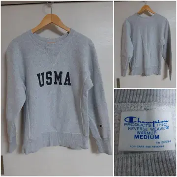 Champion Reverse Weave USMA 맨투맨 파랑 택 M