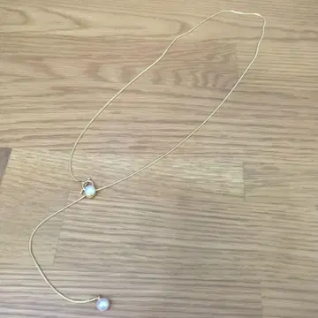 무료배송 ear PAPILLONNER 펄 장식 슬라이드 목걸이