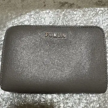 FURLA 그레이 이단 접이식 지갑