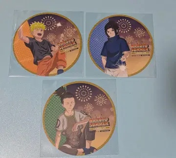 NARUTO 애니메이트 카페 코스터 나루토 사스케 시카마루
