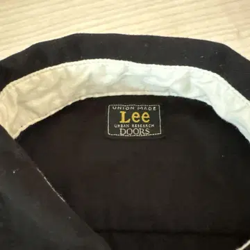 Lee x DOORS 블랙 긴팔 셔츠