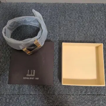 [ 미사용 ] dunhill 블랙 벨트