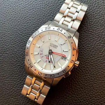 CITIZEN 아테사 에코 드라이브 GMT 티타늄 워치