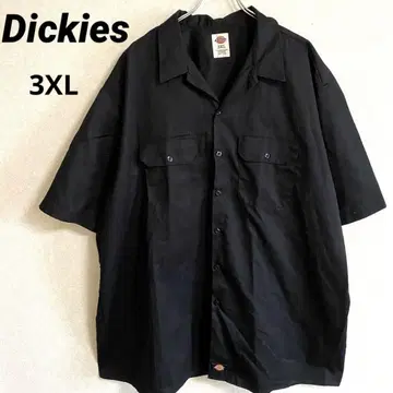 디키즈 Dickies 블랙 반팔 셔츠 3XL 빅사이즈