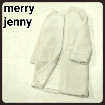 메리제니 보아 코트 롱 코트 merry jenny