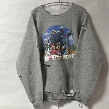 90s 디즈니 보로 맨투맨 크러쉬 츠네다 한정판