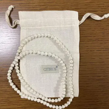 CITRUS 실크볼 목걸이