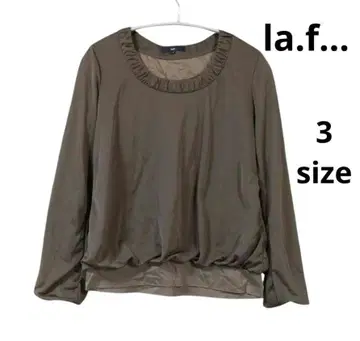 la.f - 라에프 브라운 긴팔 상의 size 3
