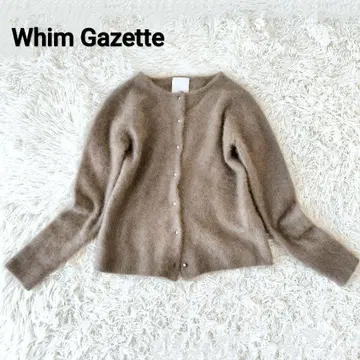 Whim Gazette 2way 라쿤 크루넥 가디건