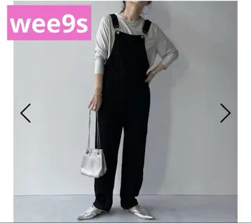 loose and slim denim salopette wee9s