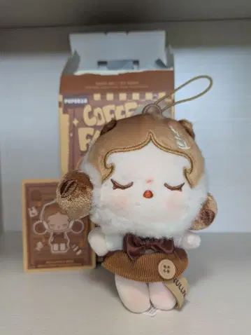 [ POPMART ] SKULLPANDA 커피 팩토리 봉제 인형