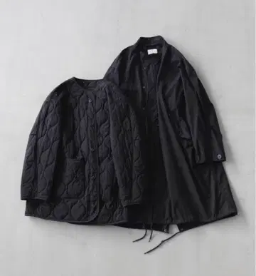 remer 루즈 밀리터리 코트 M65 3way 블랙