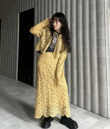 amerivintage UND LACE LIKE KNIT SET