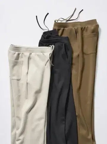 UNIQLO 드라이 맨투맨 와이드 팬츠 L 사이즈 내추럴