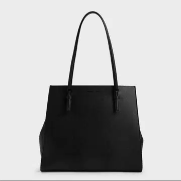 찰스앤키스 블랙 A4 토트백