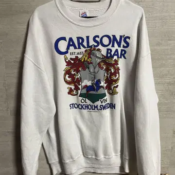 90s 저지 맨투맨 트레이닝복 XL 화이트