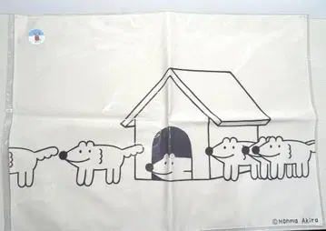 새상품 다정한 늑대 울프 군 패브릭 포스터 S 사이즈