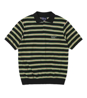 thisisneverthat Striped Knit Polo