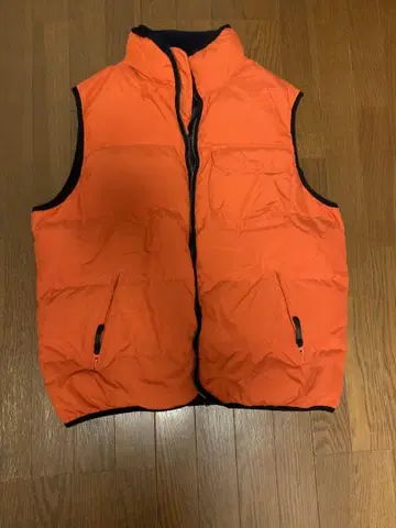 NAUTICA 오렌지 다운 베스트 L 사이즈