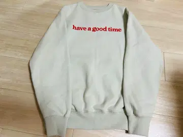 have a good time 크루넥 맨투맨 트레이닝복