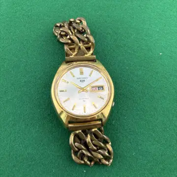 SEIKO 5 자동 와인딩 손목시계 23석 골드