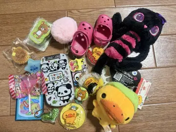 헤이세이 레트로 봉제 인형 키링 세트