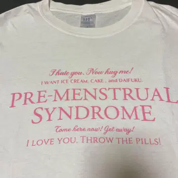 sorm86 PRE-MENSTRUAL SYNDROME 셔츠 생리전티