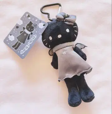 헬로키티 스타일업 마스코트 엔젤 키티 블랙 롱 레그
