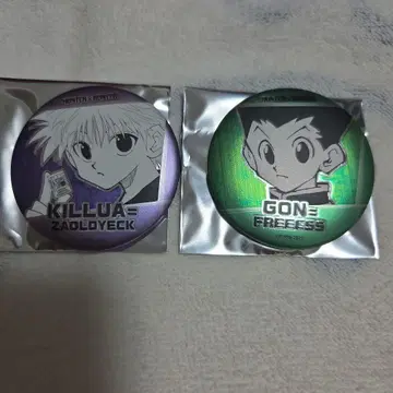 HUNTER x HUNTER 헌터헌터 컬렉션 캔뱃지 곤&키루아