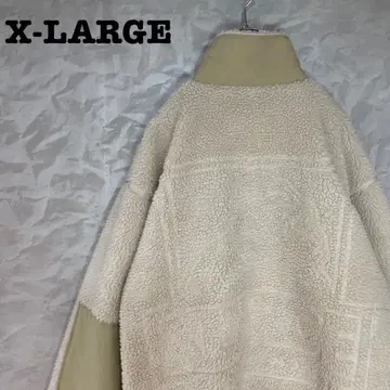 a [ 즉완매 모델 ] XLARGE 백 빅 로고 보아 자켓 레어 165