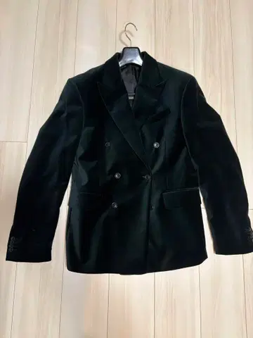 ZARA 벨벳 더블 브레스트 자켓 EUR 46