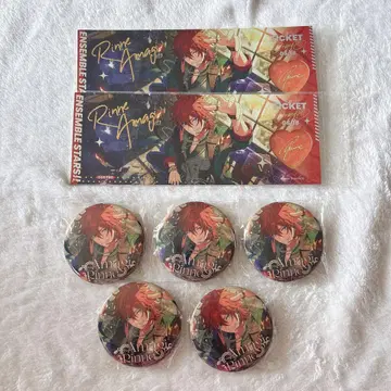 앙스타 아마기 린네 중국 홀로그램 티켓 반짝반짝 캔뱃지