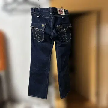 YENJEANS hinoya55 자수 스트레이트 데님
