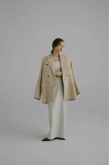 louren 백 타이 코쿤 베어 드레스