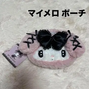 새상품 산리오 심야 마이멜로디 미니 하트 지퍼 파우치 택 포함