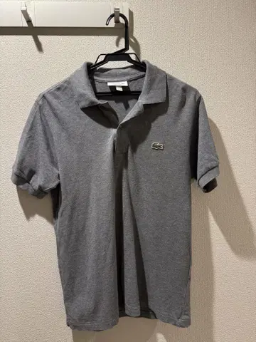 LACOSTE 그레이 피케 셔츠 US XS