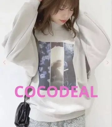미사용 새상품 코코딜 COCODEAL 그래픽 맨투맨