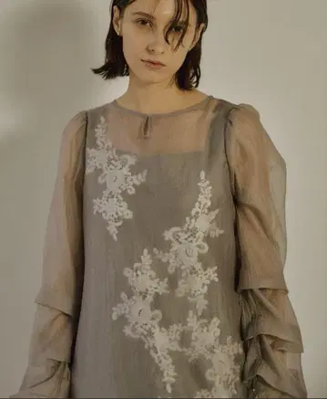 [ LE'RURE ] Sheer A-line onepiece