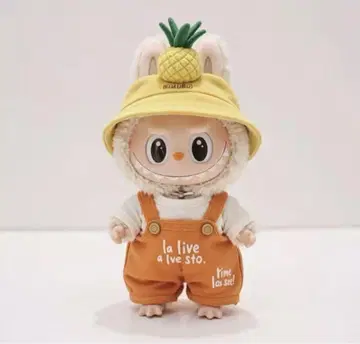 주말 가격! Labubu 러브 러브 파인애플 모자 옷 갈아입기 의류
