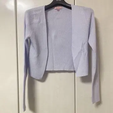 토카 섬세한 라메 볼레로 라벤더