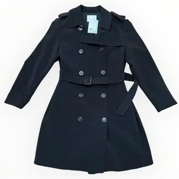 H&M 트렌치코트 블랙 미사용 택 포함