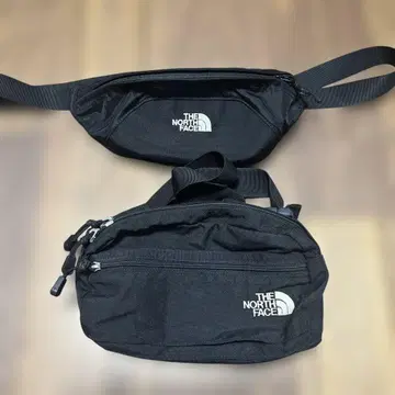 THE NORTH FACE 바디백 웨스트 파우치 블랙 2세트