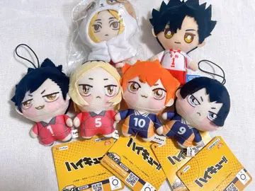 하이큐 쵸피누이푸치 라스트 원 봉제 인형 마스코트 6개